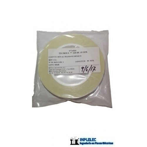 Cinta Adhesiva  TecRoll 77AH  19mm